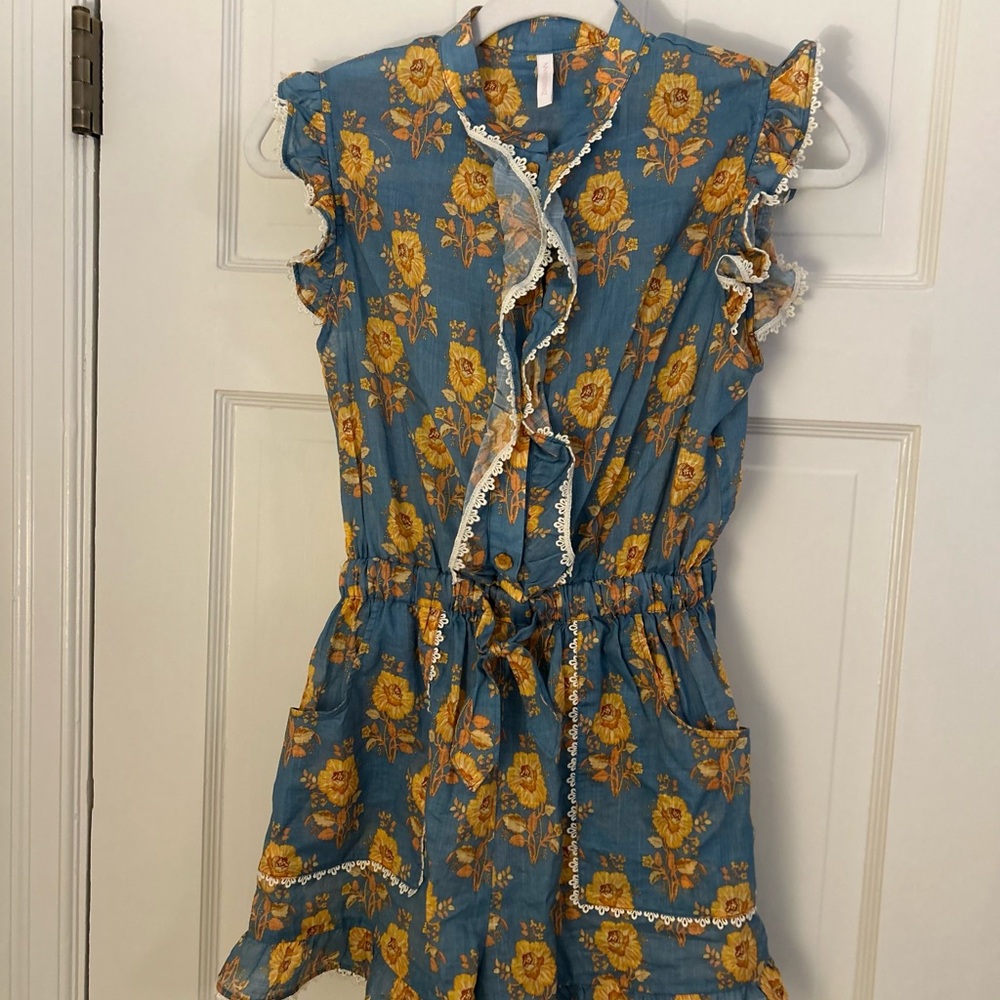 Zimmermann  Floral Romper, size 12
